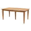 Carson Shaker Amish Hickory Wood Extending Dining Table | HC