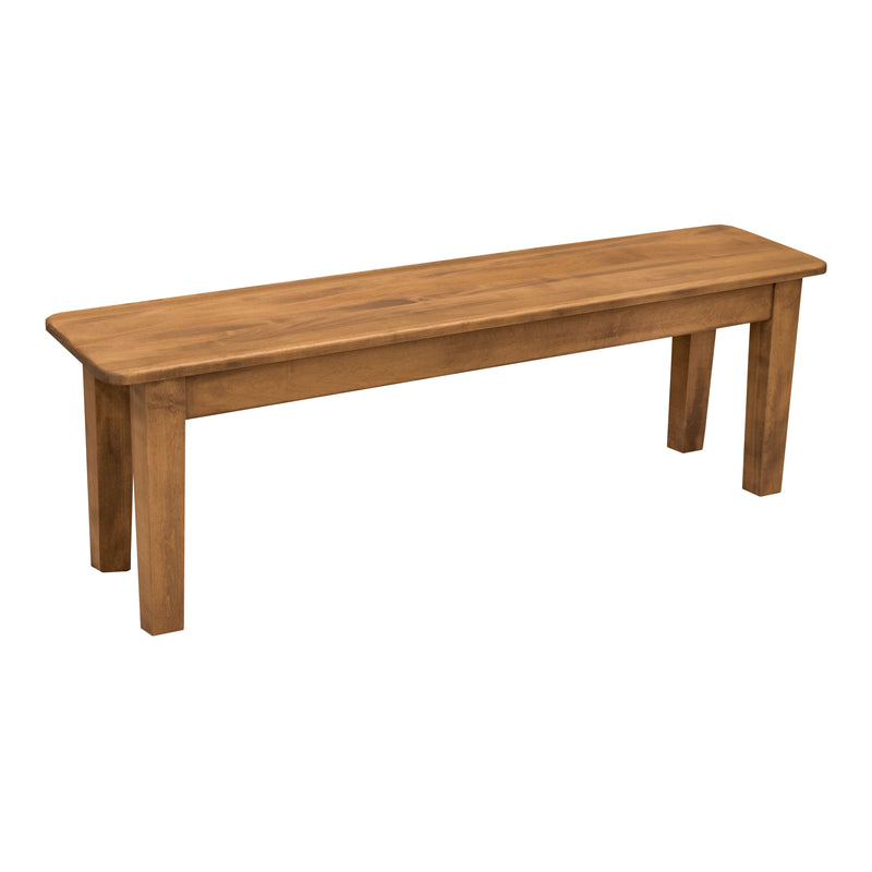 Seattle Shaker Maple Wood Dining Bench | HC
