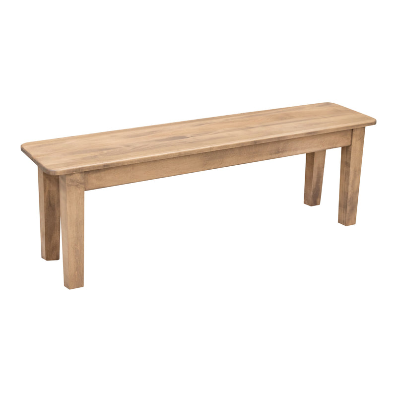Seattle Shaker Maple Wood Dining Bench | WB