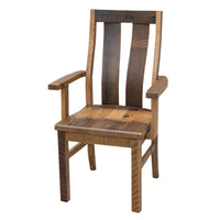 Sago Reclaimed Wood Arm Dining Chair | DM