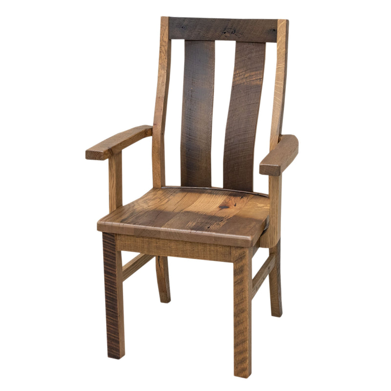 Sago Reclaimed Wood Arm Dining Chair | DM