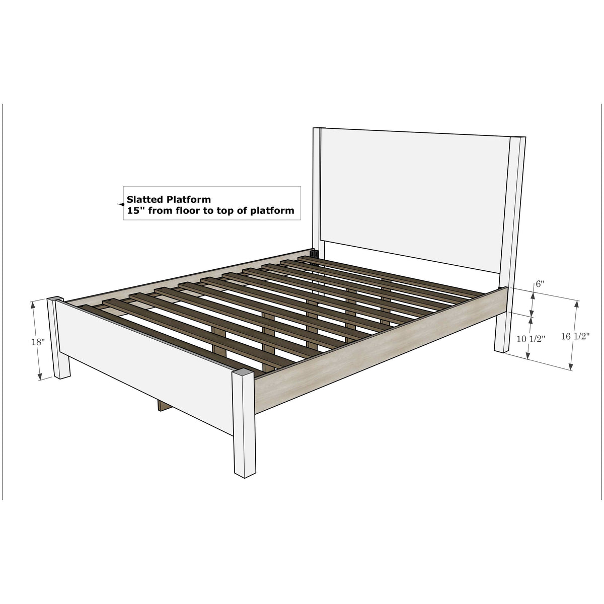 Ashland Full Black Maple Wood Four Poster Bed | EB