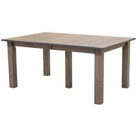 Amish Straight Leg Maple Wood Extending Dining Table | DCD