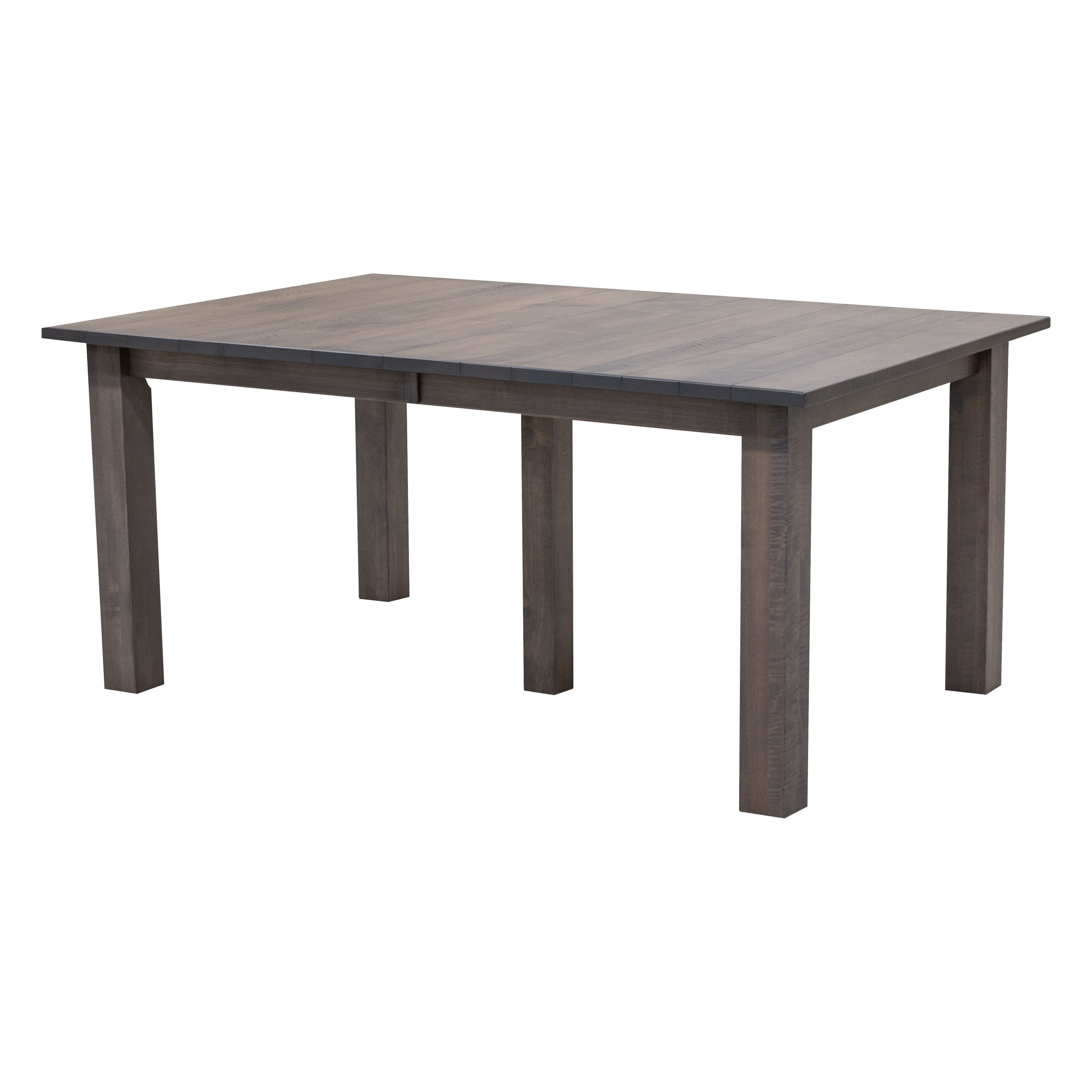 Amish Straight Leg Maple Wood Extending Dining Table | GS