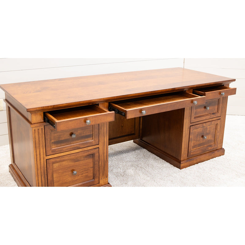 Striker Maple Wood Executive Desk | MC