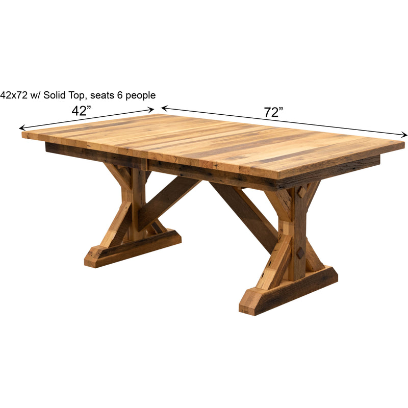 Carter Reclaimed Wood Extending Dining Table | NAT