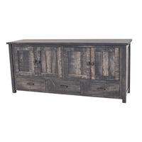 Montego 72" Maple Wood 4-Door TV Console | GS