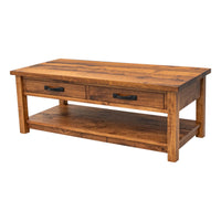 Montego Hickory Wood Rectangle Open Coffee Table | MC