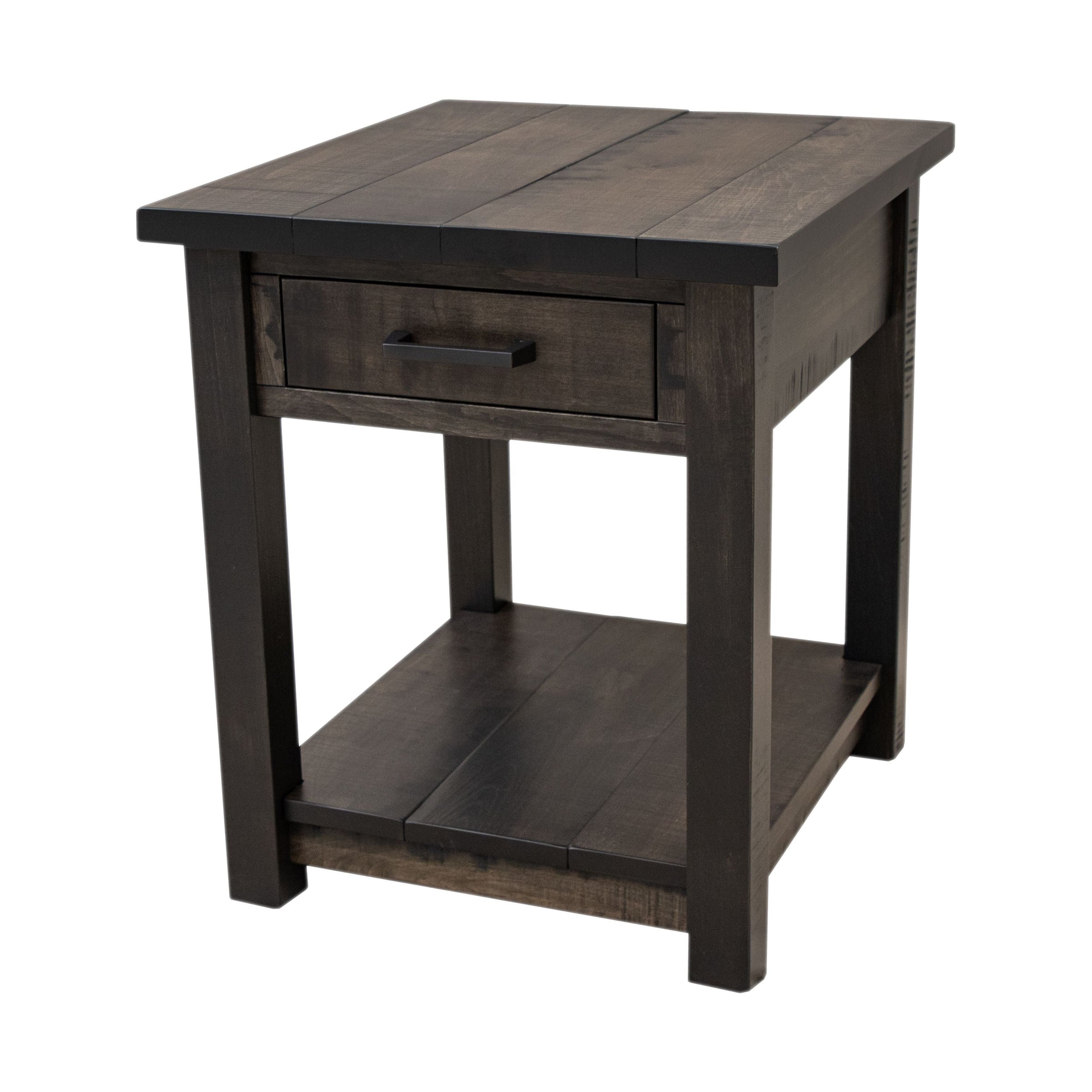 Montego Maple Wood Large Square Open End Table | DK