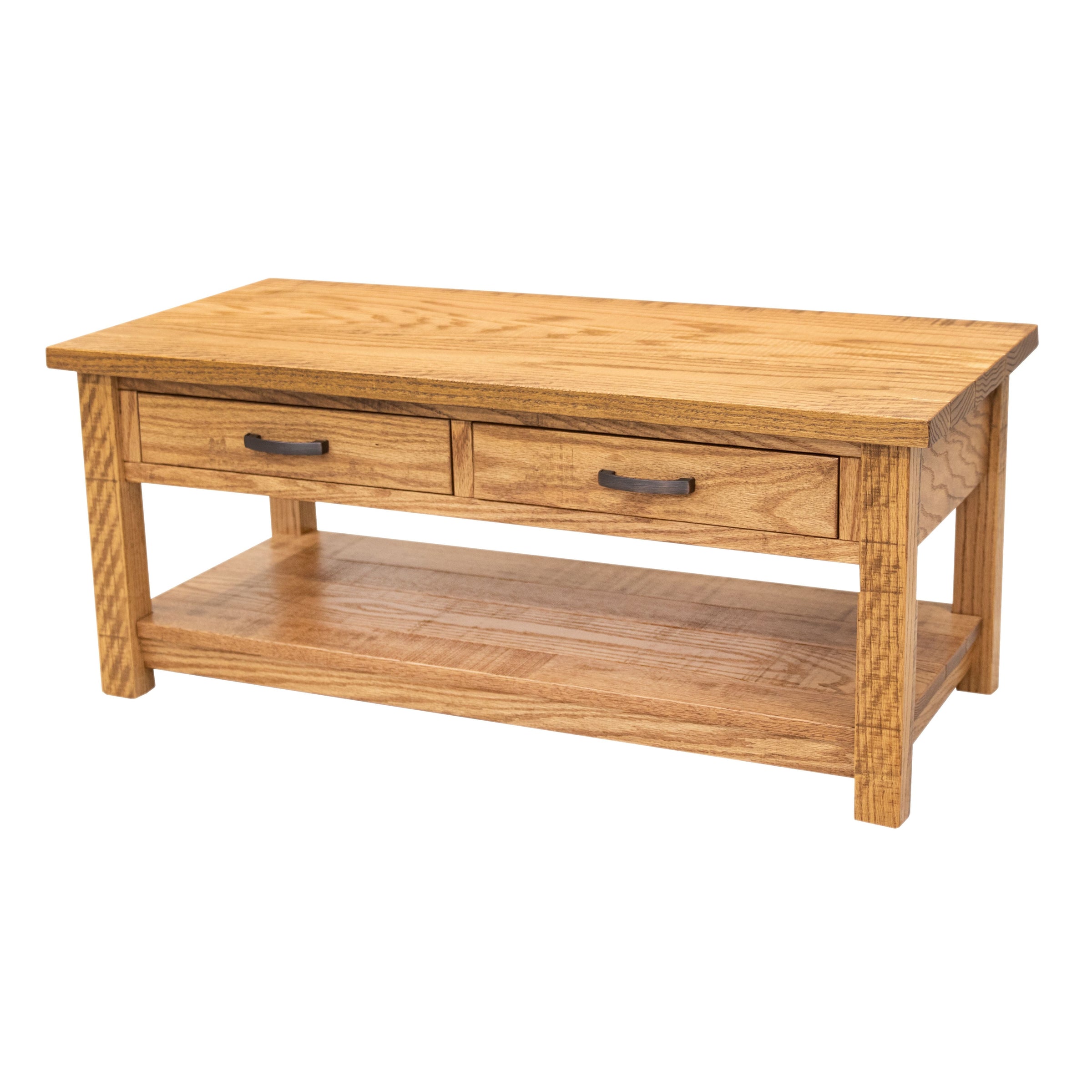 Montego Oak Wood Rectangle Open Coffee Table | FW