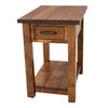 Montego Quarter Sawn White Oak Wood Small Rectangle Open End Table | ASB