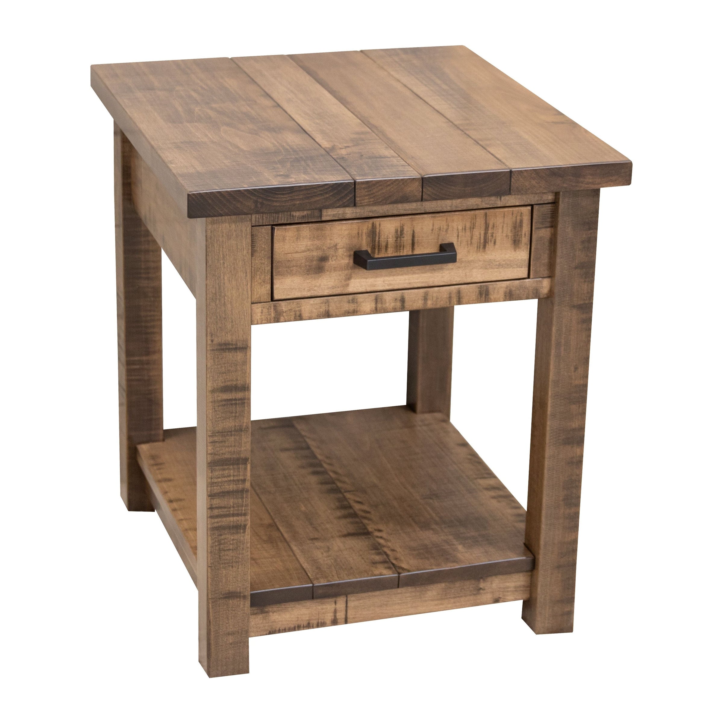 Montego Maple Wood Large Square Open End Table | CO
