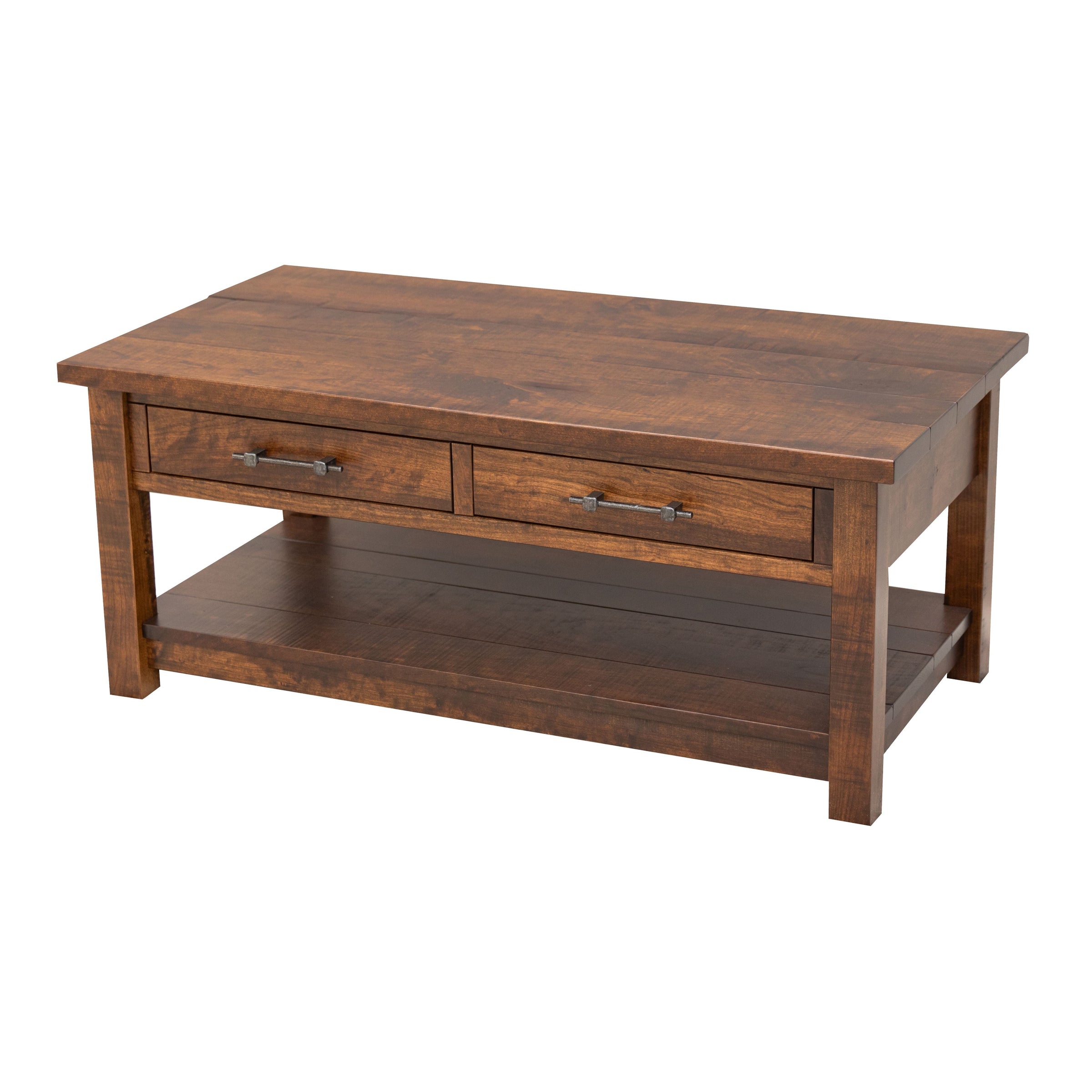 Montego Cherry Wood Rectangle Open Coffee Table | ASB