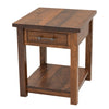Montego Cherry Wood Large Square Open End Table | ASB