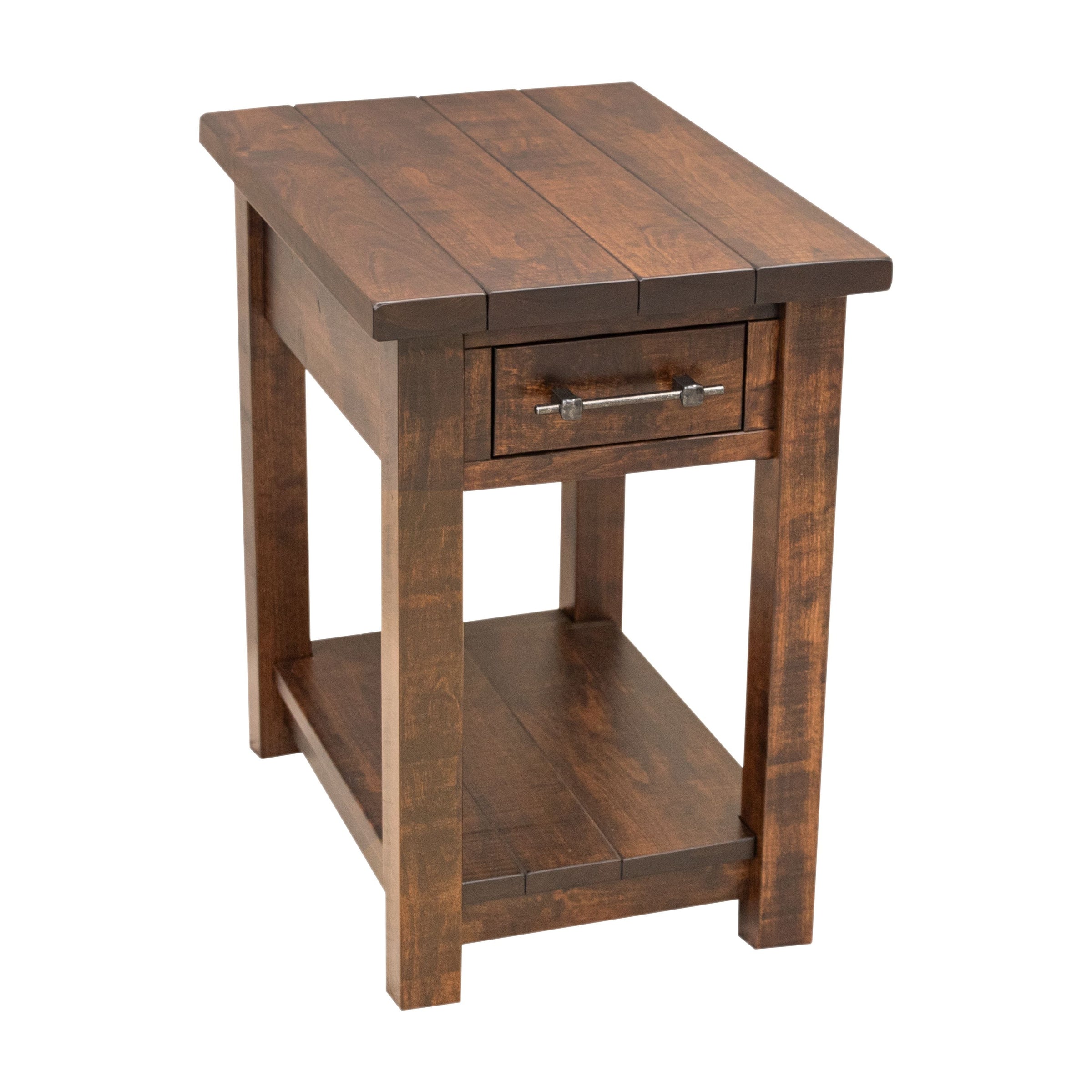 Montego Cherry Wood Small Rectangle Open End Table | ASB