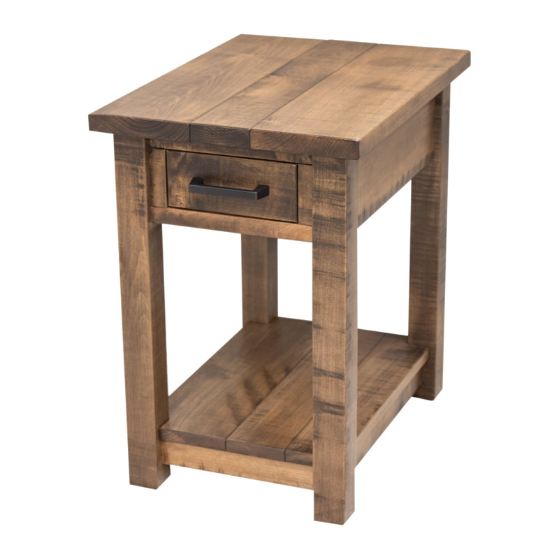 Montego Maple Wood Small Rectangle Open End Table | CO