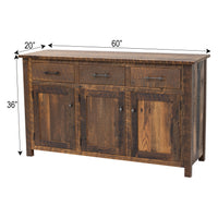 Timbercraft Reclaimed Wood Buffet | PV