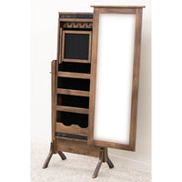 Amish Sliding Jewelry Cheval Mirror
