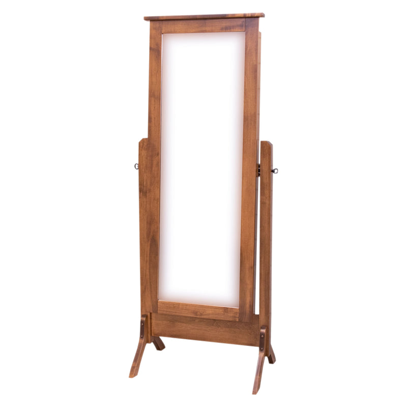 Amish Sliding Jewelry Cheval Mirror