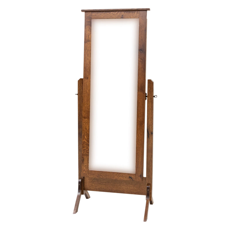 Amish Sliding Jewelry Cheval Mirror
