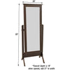 Amish Sliding Jewelry Cheval Mirror