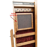 Amish Sliding Jewelry Cheval Mirror