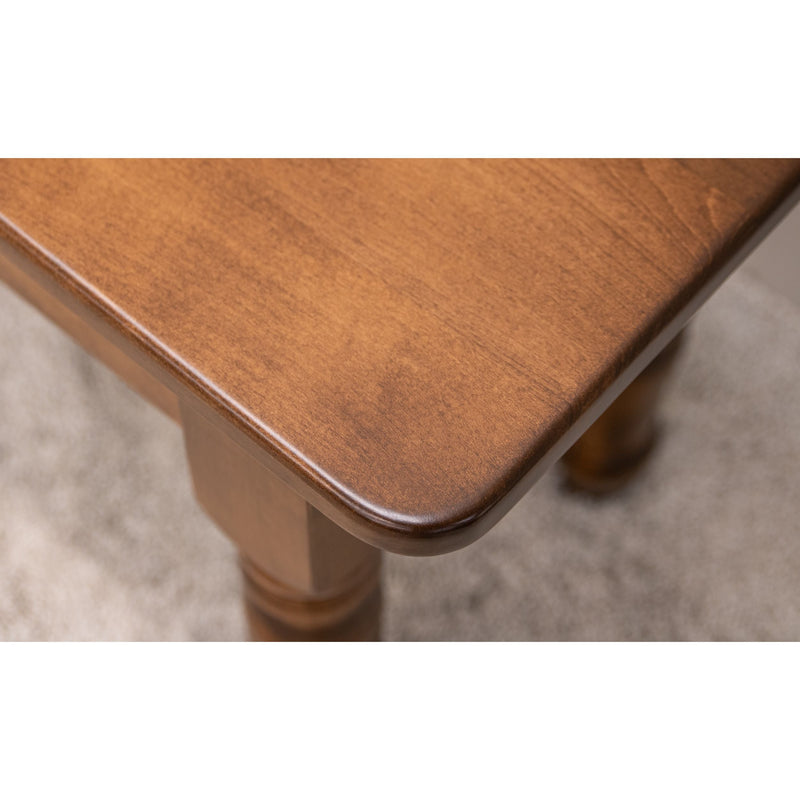 Temple Leg Maple Wood Dining Bench | BOS