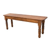Temple Leg Maple Wood Dining Bench | BOS