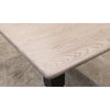 Classic Turned Leg Black & Wood Extending Dining Table | M-DK&O-SS