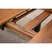 Classic Turned Leg Black & Wood Extending Dining Table | M-EB&E-MC