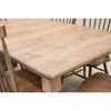 Classic Turned Leg Maple Wood Extending Dining Table | WB
