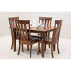 Classic Turned Leg Elm Wood Extending Dining Table | MC