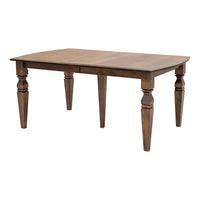 Classic Turned Leg Cherry Wood Extending Dining Table | CO