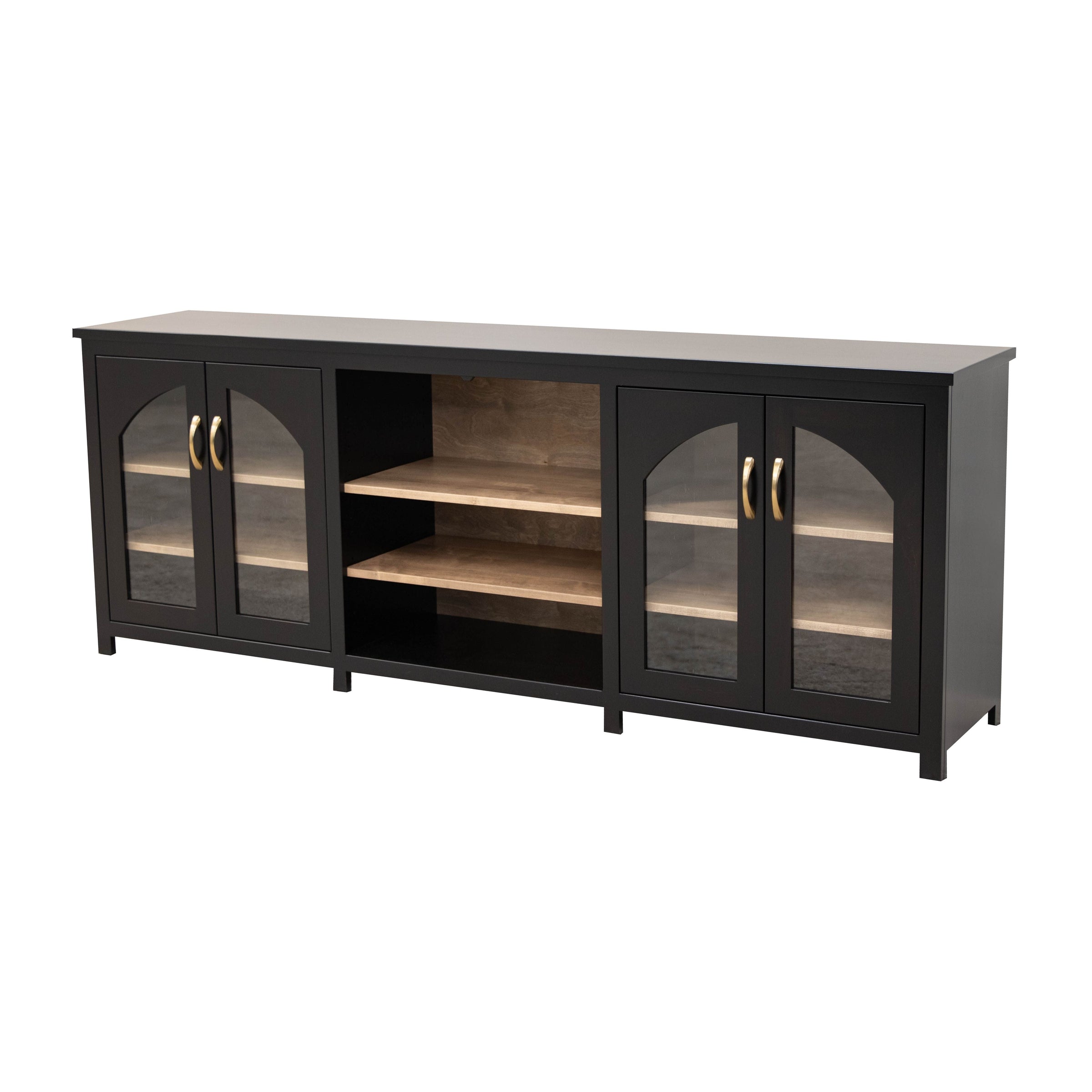 Toledo Black & Wood TV Console | M-EB&WB