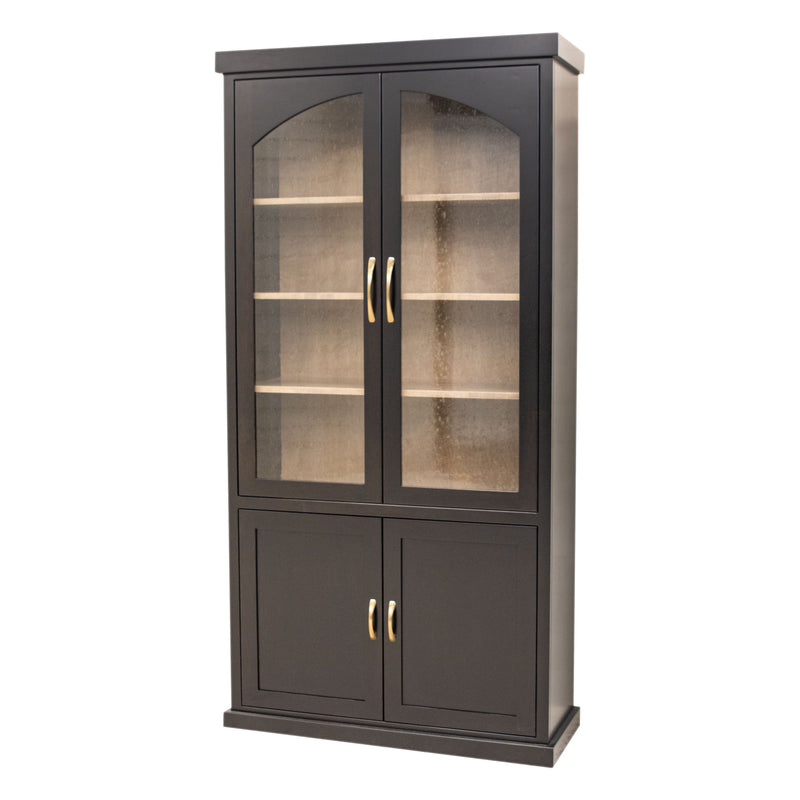 Toldeo Black & Wood Display Cabinet | M-EB&RH-WB