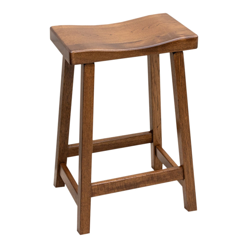 Urania 24" Hickory Wood Bar Stool | ASB