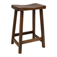 Urania 24" Hickory Wood Bar Stool | BV