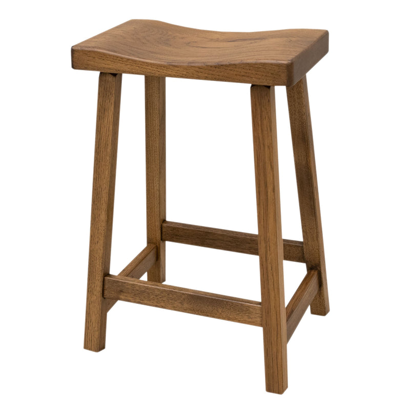 Urania 24" Hickory Wood Bar Stool | CO