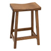 Urania 24" Rustic Quarter Sawn White Oak Wood Bar Stool | ASB