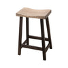 Urania 24" Black & Wood Bar Stool | M-DK&RWO-GRB