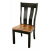 Utah Black & Wood Side Dining Chair | M-EB&W-NAT