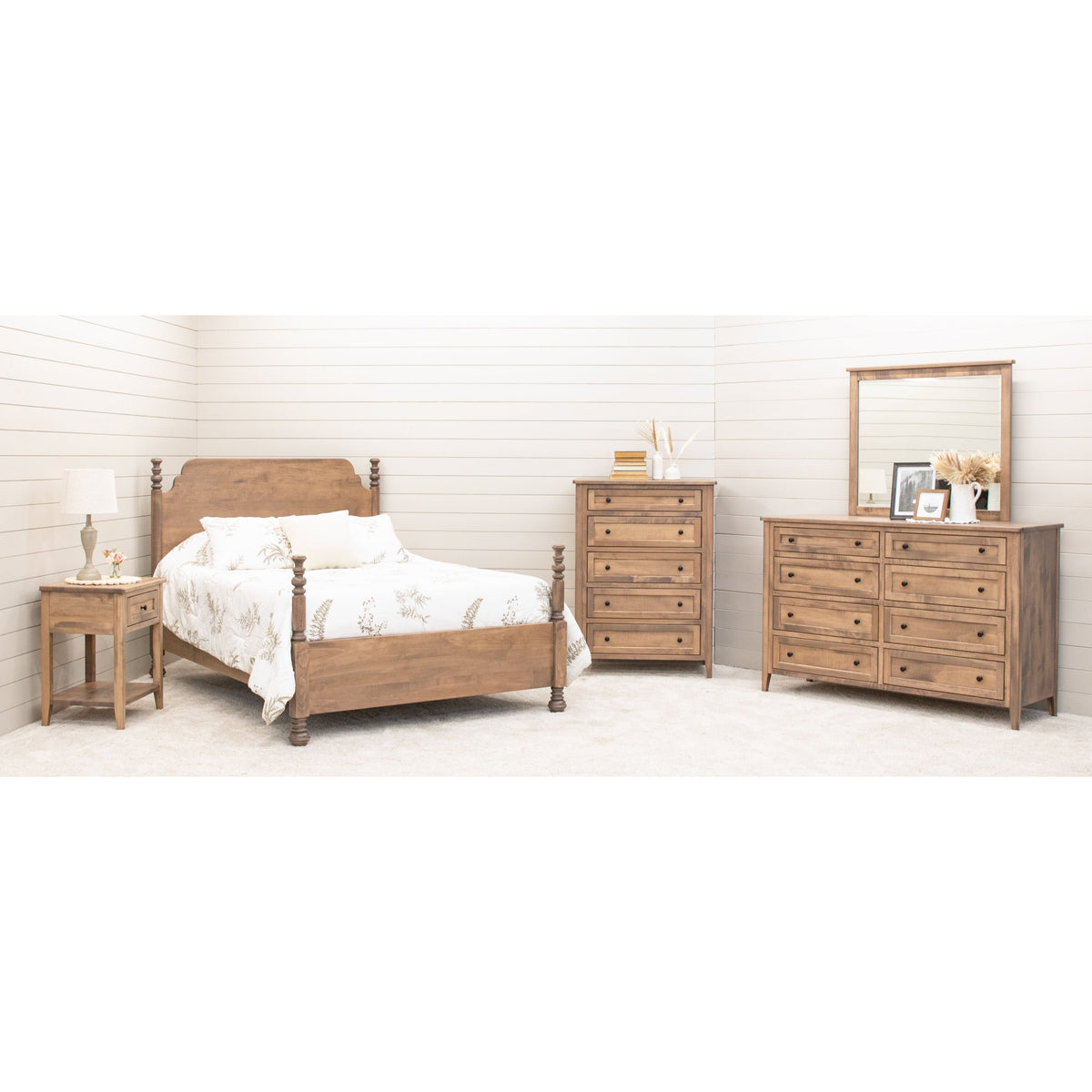 Augustine Poster Solid Wood Headboard Only