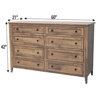 Washington 8-Drawer Tall Dresser