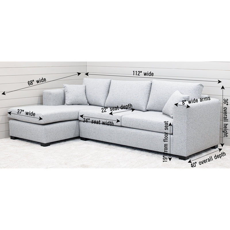 Weston 2-Seat Stationary Sofa with Chaise