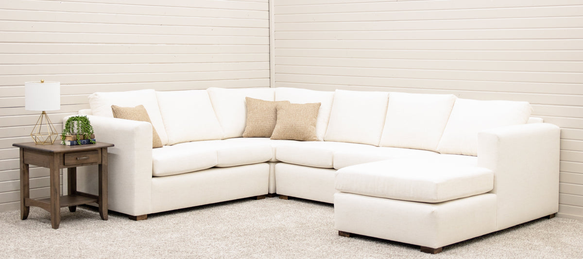 Augusta Maple Wood Large Square Open End Table | SP