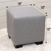 Weston 18" Cube Ottoman