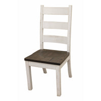 Warren High Back White & Wood Side Dining Chair | M-GW&RWO-SB