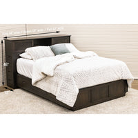 Millersburg Amish Maple Wood Storage Headboard & Platform Drawer Bed | DK