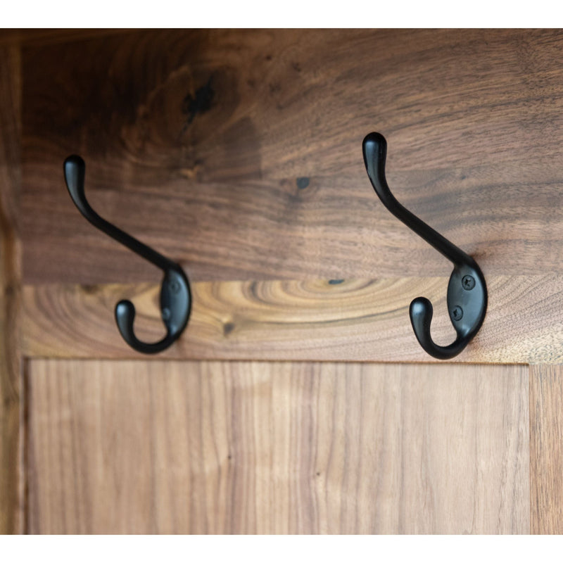 Millersburg Walnut Wood Hall Tree Bench | NAT