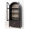 Woodstock Oak Wood Arched Display Cabinet | O-EB&M-DS